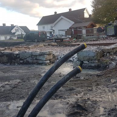 Arbeide i boligfelt