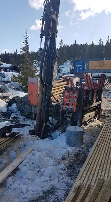 Brønnboring på vinteren