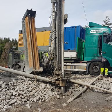 Arbeid med brønnboring