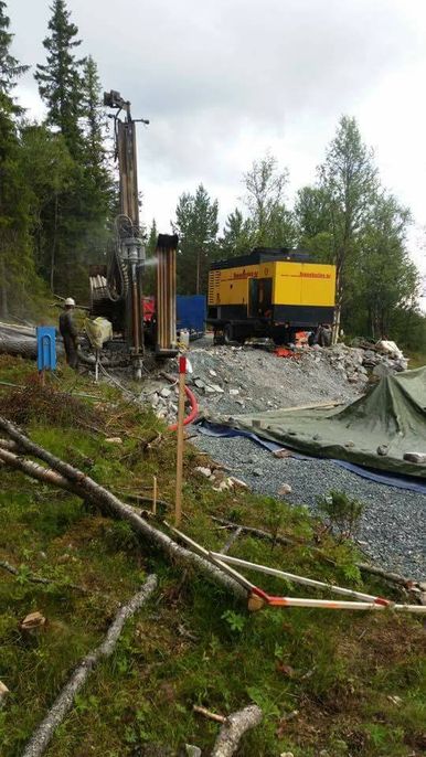 Brønnboring i skog